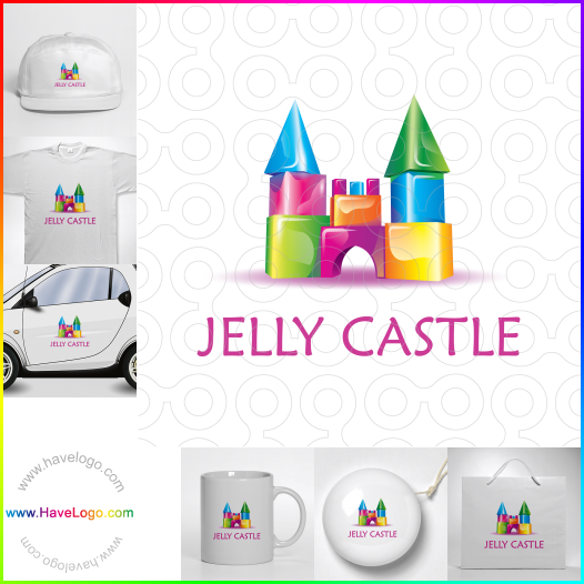 Compra un diseño de logo de Castillo de jalea 62267