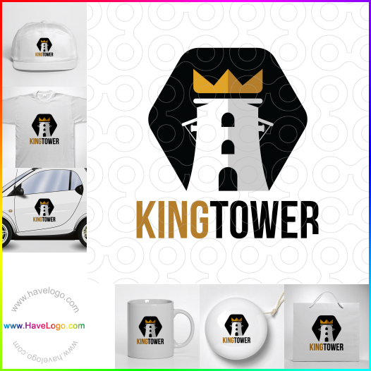 Compra un diseño de logo de Torre del rey 67257