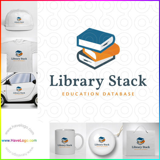 Acheter un logo de Bibliothèque Stack - 62212