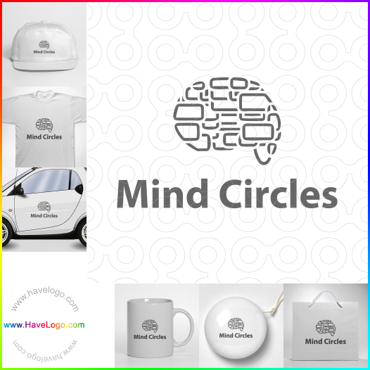 Compra un diseño de logo de Círculos mentales 63051