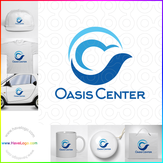 Compra un diseño de logo de Oasis Center 63402