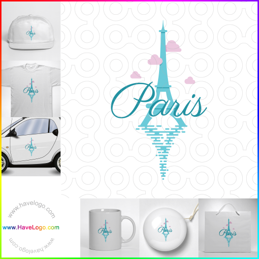 Compra un diseño de logo de París Torre Eiffel 64098