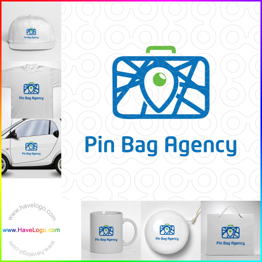 Compra un diseño de logo de Agencia de bolsa de pin 63025