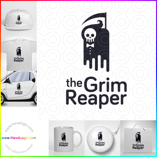 Compra un diseño de logo de The Grim Reaper 62616