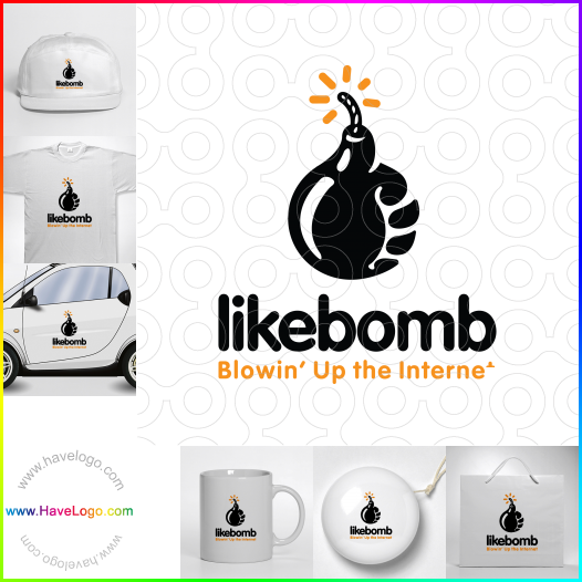 Compra un diseño de logo de likebomb 61316