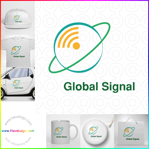 Compra un diseño de logo de ondas de señal 36835