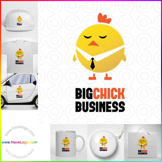 Koop een Big Chick Business logo - ID:60644