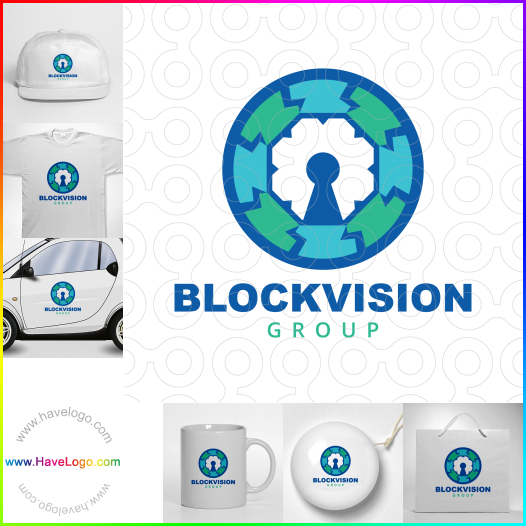 Koop een Block Vision logo - ID:67353