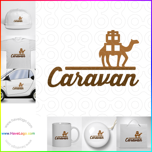 Compra un diseño de logo de Caravana 64073