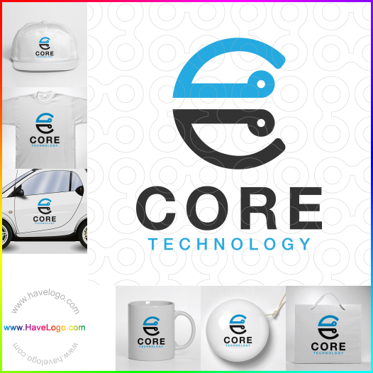 Compra un diseño de logo de Core Technology 66444