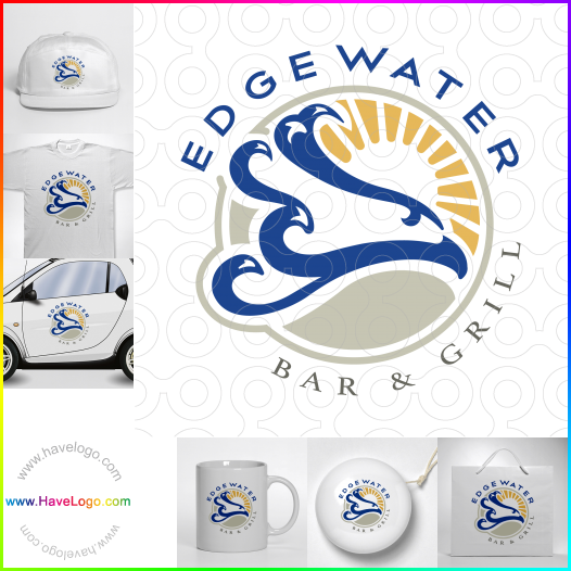Compra un diseño de logo de Edgewater Bar and Grill 61633