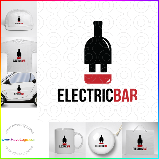 Compra un diseño de logo de Bar eléctrico 66866