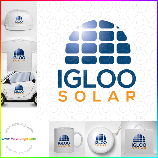 Compra un diseño de logo de Igloo Solar 66953