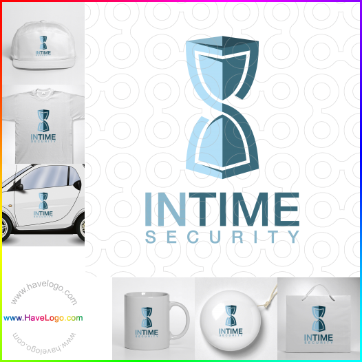 Compra un diseño de logo de In Time Security 63458