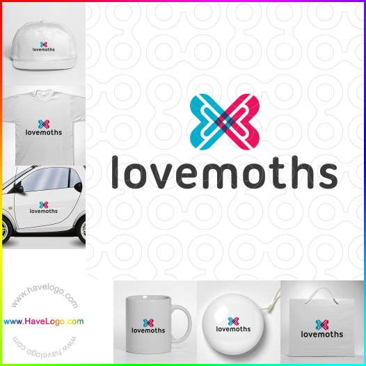 Koop een Love Moths logo - ID:66657