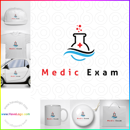 Compra un diseño de logo de Examen médico 64007