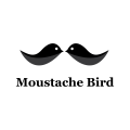 Logo Moustache Oiseau