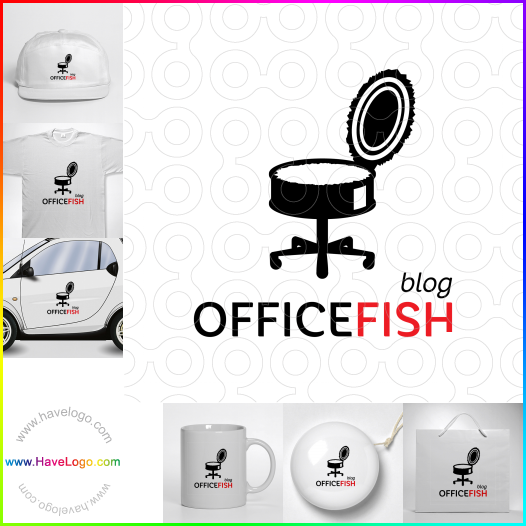 Compra un diseño de logo de Office Fish 63012