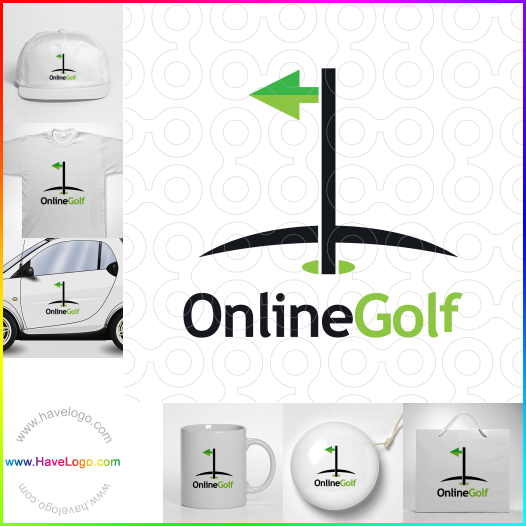 Compra un diseño de logo de Online Golf 66427