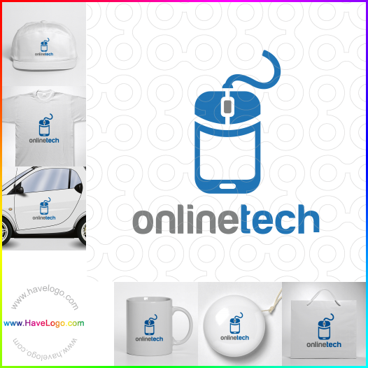 Compra un diseño de logo de Tecnología en línea 62472