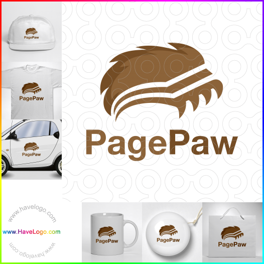 Compra un diseño de logo de Page Paw 66322