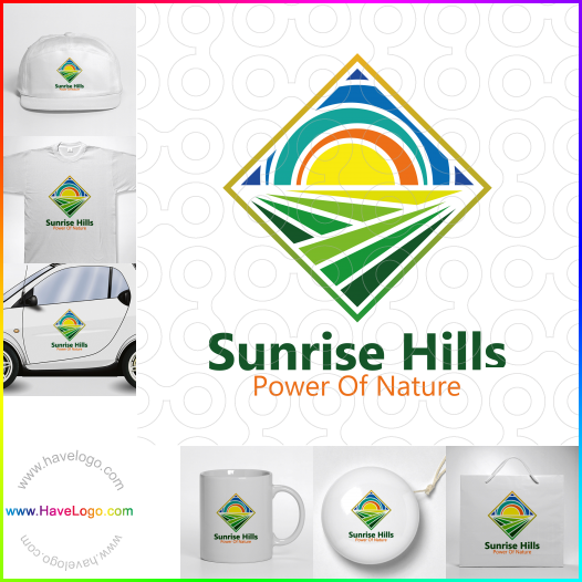 Compra un diseño de logo de Sunrise Hills 64736