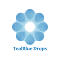 TealBlue Drops logo