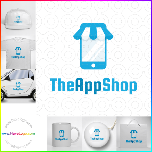 Compra un diseño de logo de The App Shop 61622
