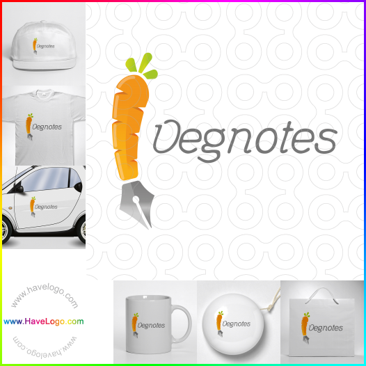 Compra un diseño de logo de Veg Notes 61649