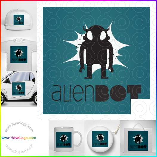 Acquista il logo dello alien 17025