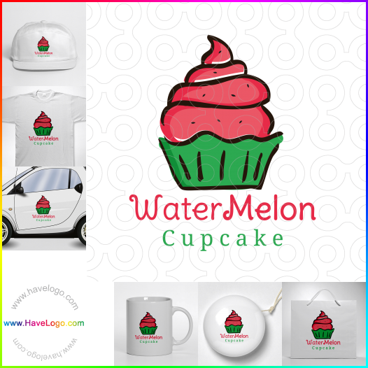 Koop een cupcake winkel logo - ID:29878