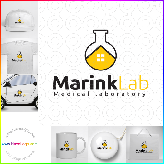 Compra un diseño de logo de laboratorio 32831