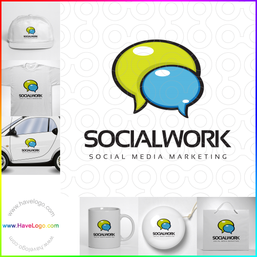 Acheter un logo de médias sociaux - 58966