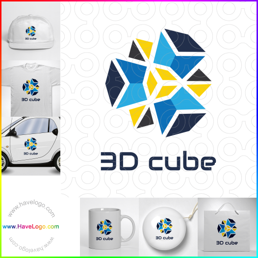 Acquista il logo dello 3D Cube 65157