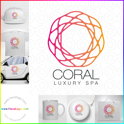 Koop een Coral Luxury Spa logo - ID:59981