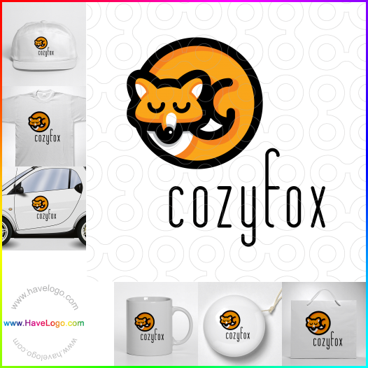 Compra un diseño de logo de Cozy Fox 60395