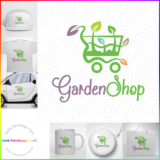 Compra un diseño de logo de Garden Shop 63467
