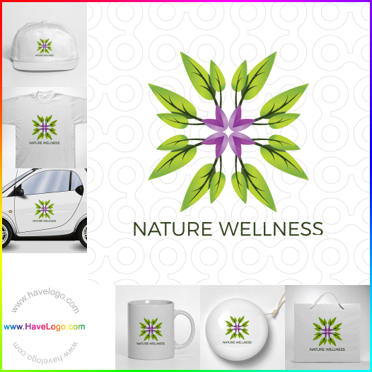 Compra un diseño de logo de Nature Wellness 66039