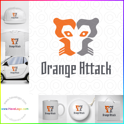 Koop een Orange Attack logo - ID:61586