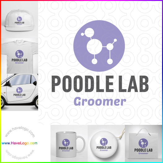 Compra un diseño de logo de Poodle Lab 60361