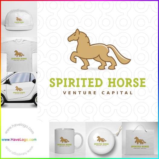 Compra un diseño de logo de Spirited Horse 62179