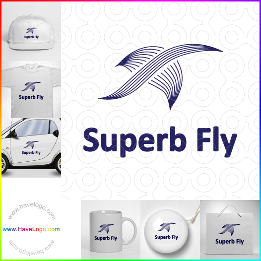 Compra un diseño de logo de Superb Fly 66358