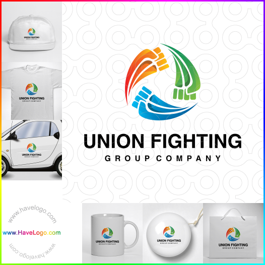 Compra un diseño de logo de LUCHA DE UNIÓN 66808