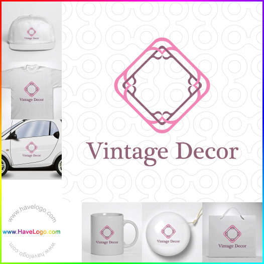 Compra un diseño de logo de Decoración vintage 64613