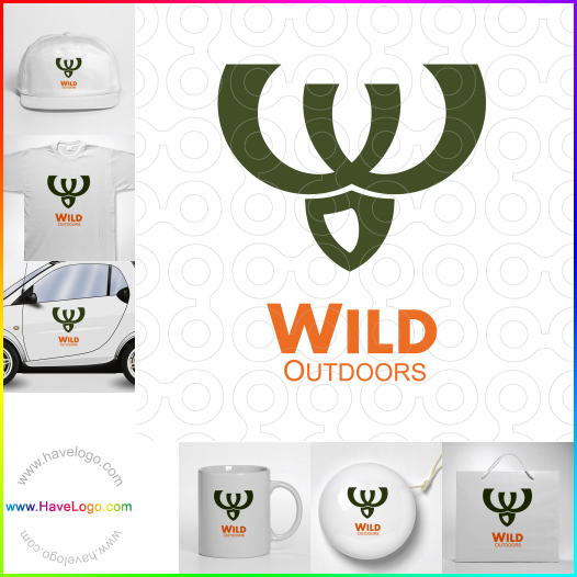 Compra un diseño de logo de Wild Outdoors 62740