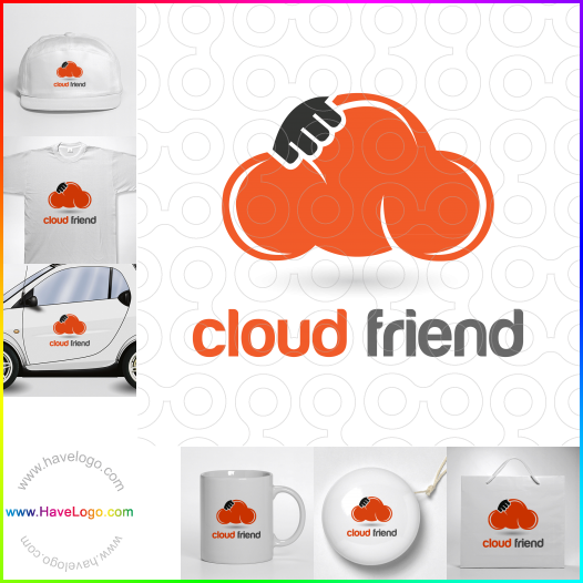 Compra un diseño de logo de amigo de la nube 63063