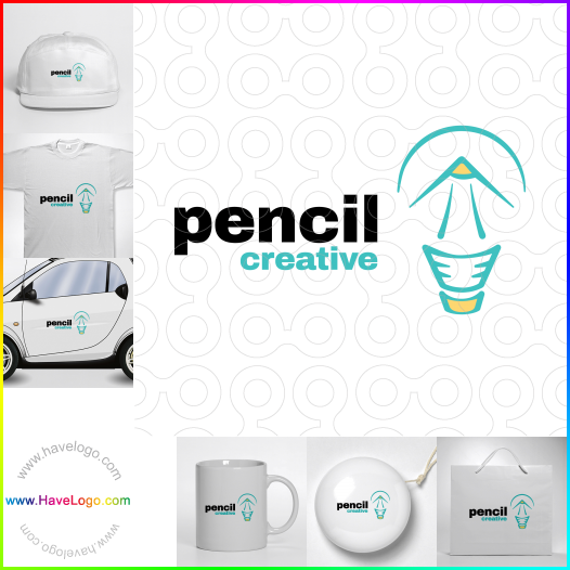 Acheter un logo de crayon créatif - 62595
