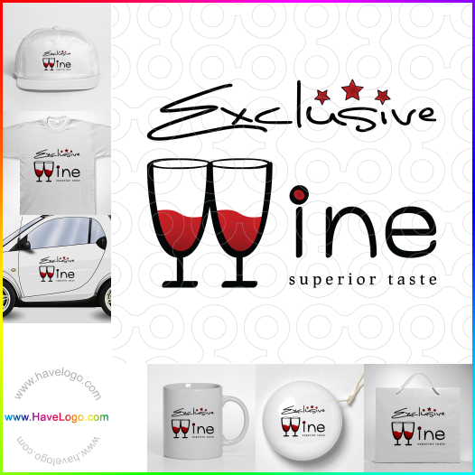 Acheter un logo de magasin de vin - 22743