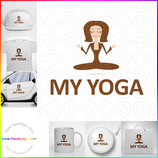 Acquista il logo dello yoga 55906