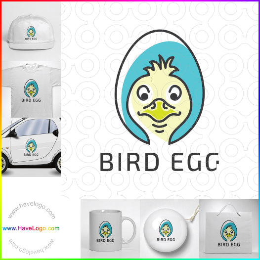 Compra un diseño de logo de Huevo de ave 66552